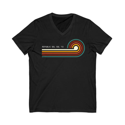 Image of Retro V-Neck Tee - Republic Del Sol '72