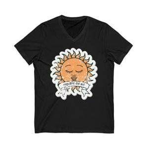 Sunshine Vibes Unisex V-Neck Tee