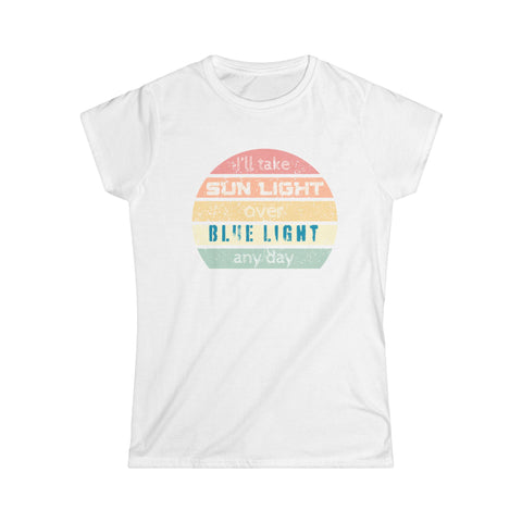 Image of Sunlight Over Blue Light Women's Graphic Tee