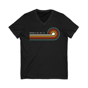 Retro V-Neck Tee - Republic Del Sol '72