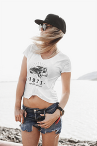 Classic 1971 Bug Graphic V-Neck Tee