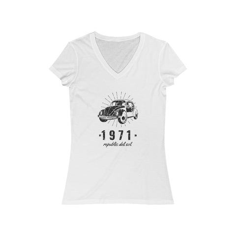Image of Classic 1971 Bug Graphic V-Neck Tee