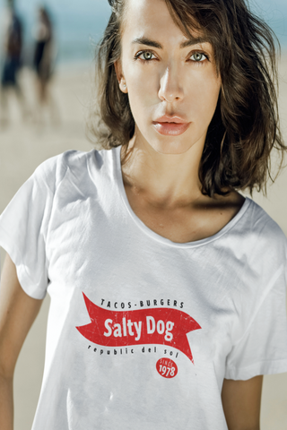 Image of Organic Cotton Salty Dog Graphic Tee